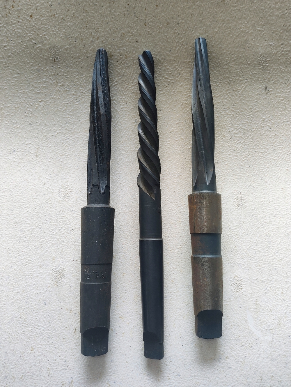 3 Tapered Reamers NEW